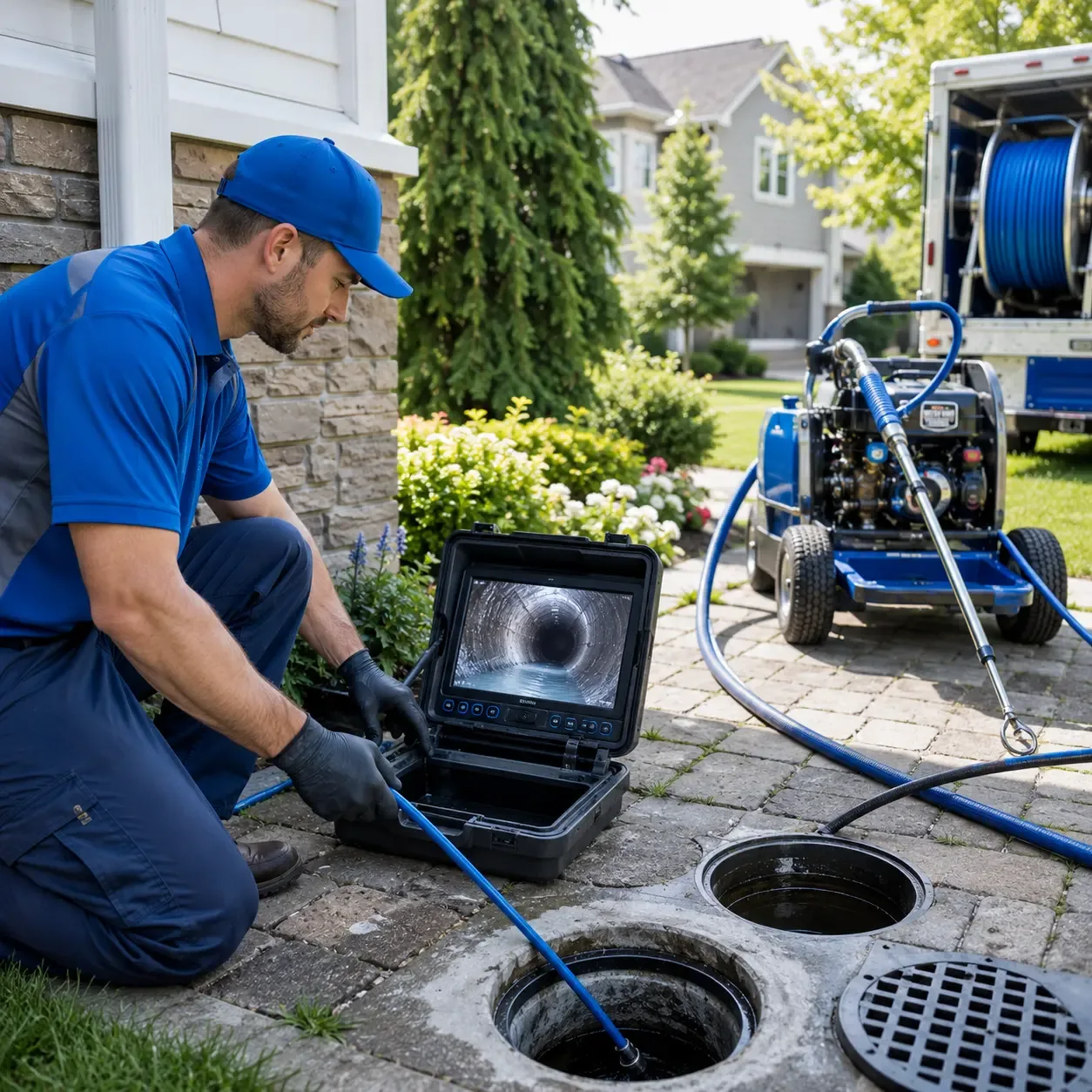 Outdoor drain cleaning professionals serving Flat Rock, AL